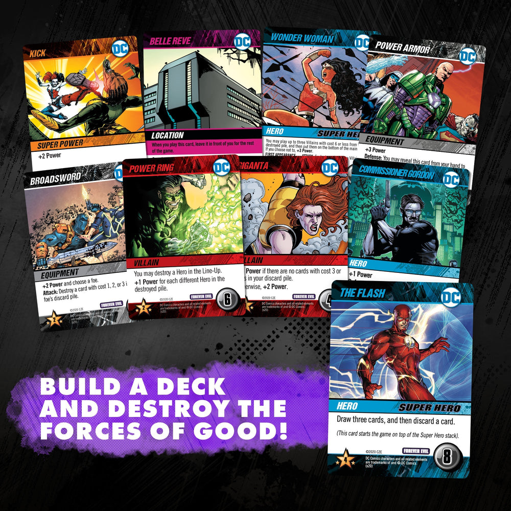 DC Deck-Building Game: Forever Evil — Multiverse Edition (ONLINE ORDER ONLY)