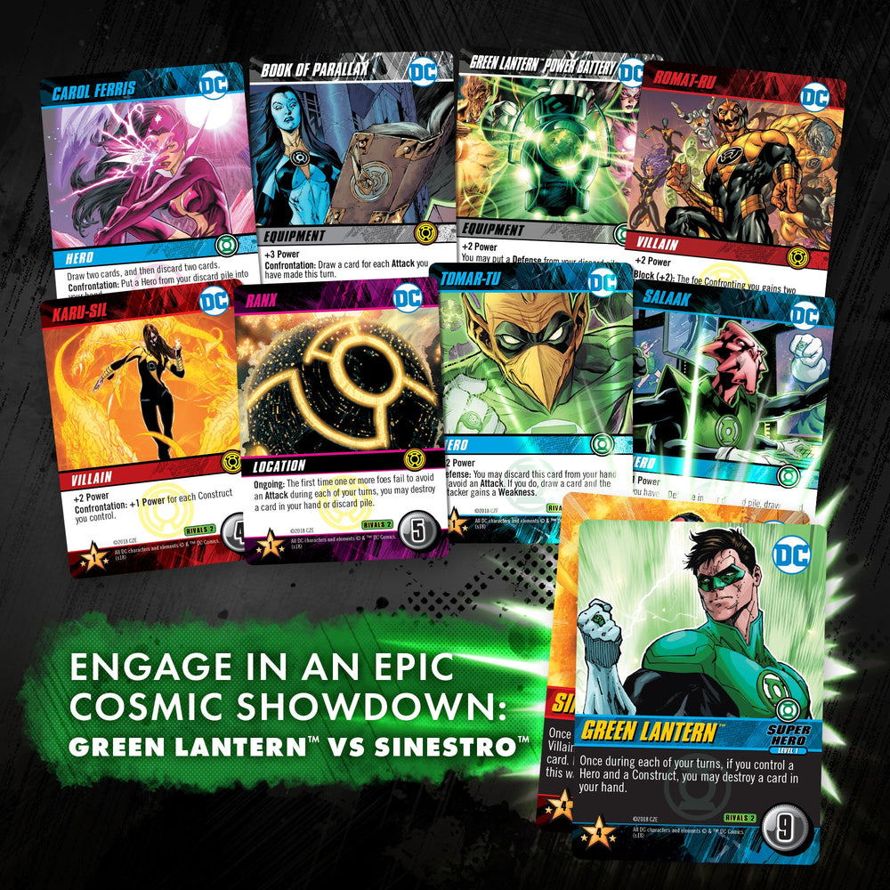 DC Deck-Building Game: Rivals — Green Lantern vs. Sinestro (ONLINE ORDER ONLY)