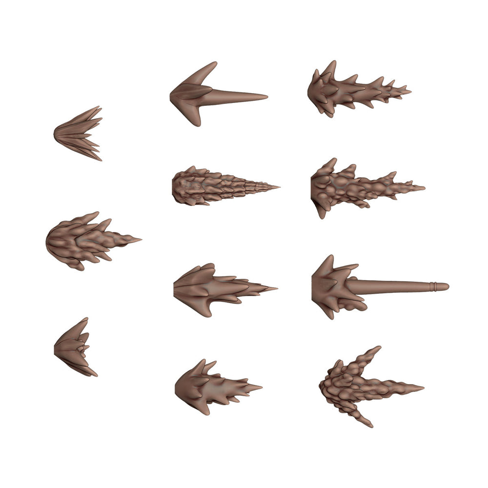 AK Interactive Basing Bits: Weapons Shot FX (54 Pieces) (ONLINE ORDER ONLY)