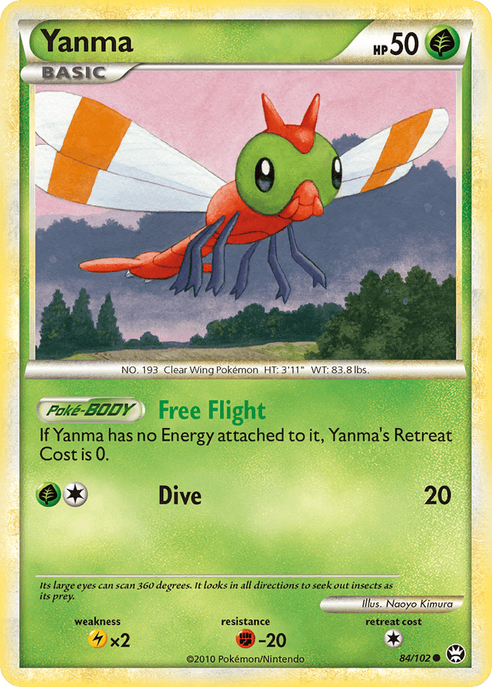 Yanma (84/102) [HeartGold & SoulSilver: Triumphant] (Online Only)