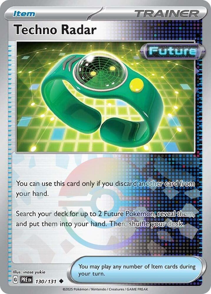Techno Radar (130/131) (Poke Ball Pattern) [Scarlet & Violet: Prismatic Evolutions] (Online Only)
