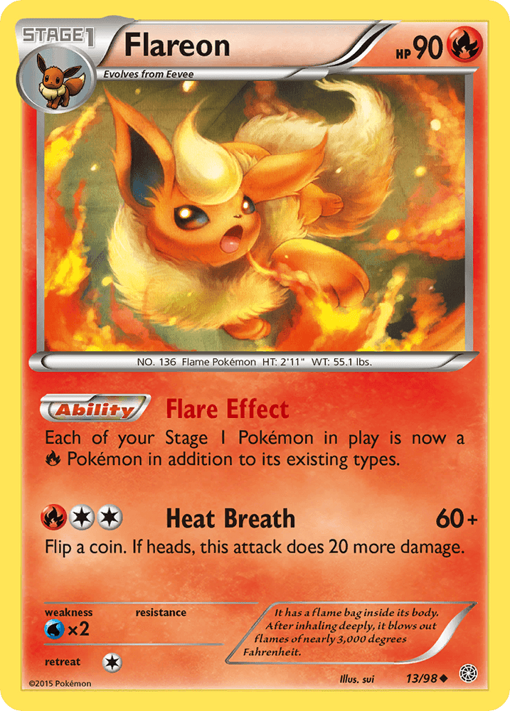 Flareon (13/98) [XY: Ancient Origins] (Online Only)
