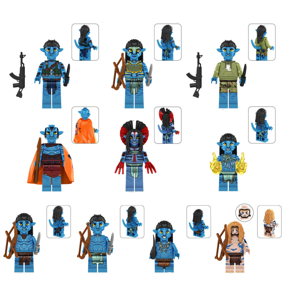 Custom Avatar Minifigure Set of 10 (ONLINE ORDER ONLY)