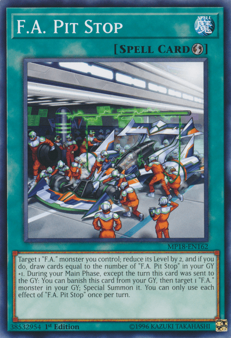 F.A. Pit Stop [MP18-EN162] Common (ONLINE ORDER ONLY)