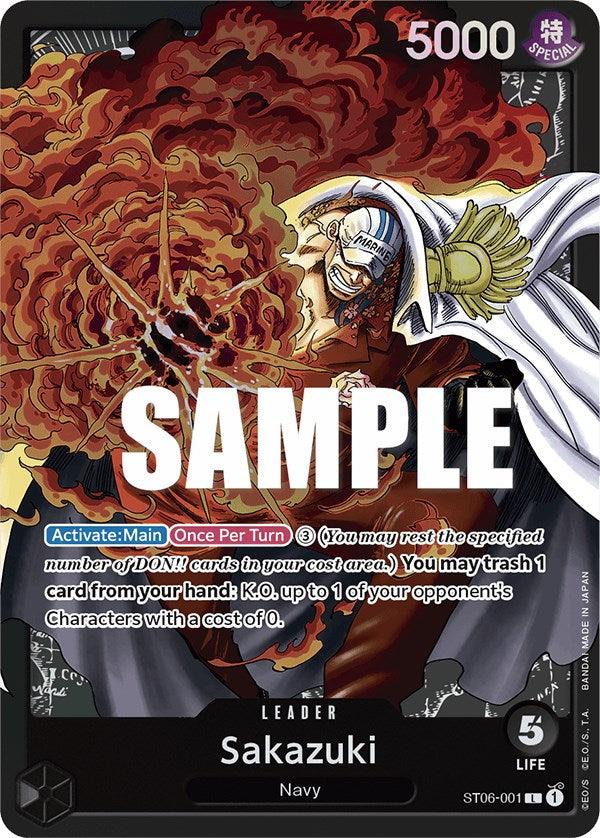Sakazuki [Starter Deck: Absolute Justice] (ONLINE ORDER ONLY)