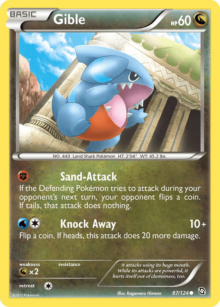 Gible (87/124) [Black & White: Dragons Exalted] (Online Only)