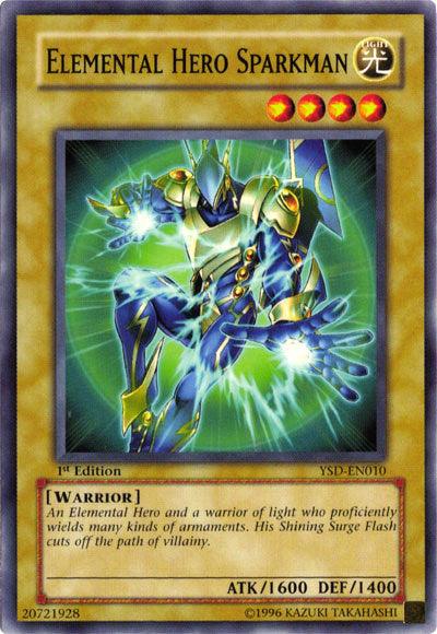 Elemental Hero Sparkman [YSD-EN010] Common (ONLINE ORDER ONLY)