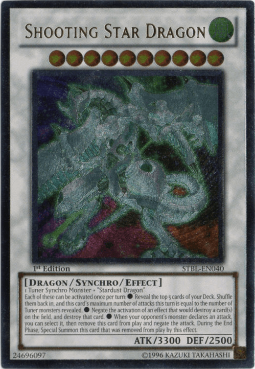 Shooting Star Dragon [STBL-EN040] Ghost Rare (ONLINE ORDER ONLY)