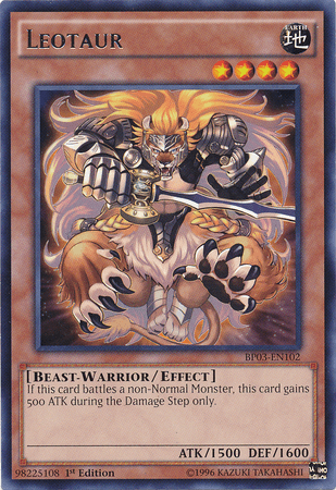 Leotaur [BP03-EN102] Rare (ONLINE ORDER ONLY)