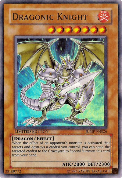 Dragonic Knight [JUMP-EN026] Ultra Rare (ONLINE ORDER ONLY)