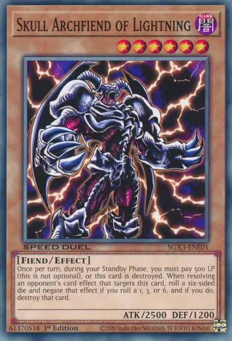 Skull Archfiend of Lightning [SGX3-ENE01] Common (ONLINE ORDER ONLY)