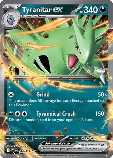 Tyranitar ex (064/131) [Scarlet & Violet: Prismatic Evolutions] (Online Only)