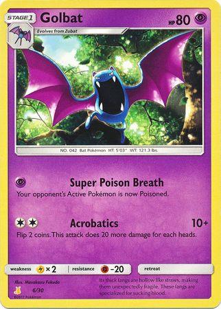 Golbat (6/30) [Sun & Moon: Trainer Kit - Alolan Raichu] (Online Only)