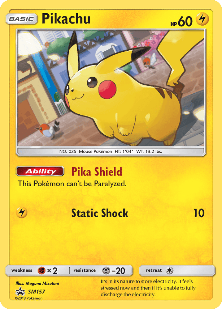 Pikachu (SM157) [Sun & Moon: Black Star Promos] (Online Only)