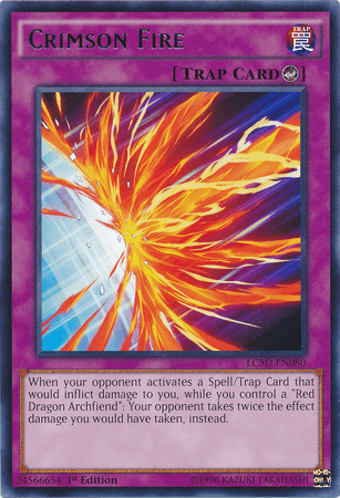Crimson Fire [LC5D-EN080] Rare (ONLINE ORDER ONLY)