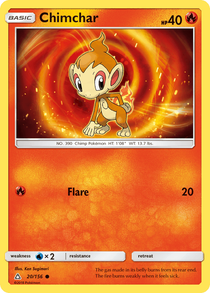 Chimchar (20/156) [Sun & Moon: Ultra Prism] (Online Only)