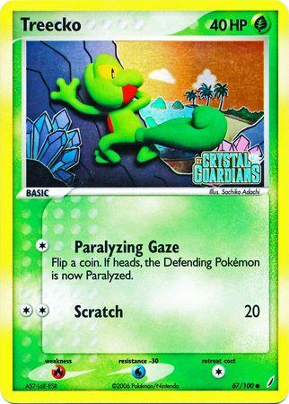 Treecko (67/100) (Stamped) [EX: Crystal Guardians] (Online Only)