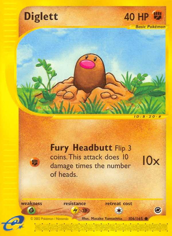 Diglett (106/165) [Expedition: Base Set] (Online Only)