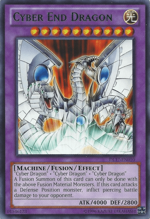 Cyber End Dragon (Green) [DL17-EN010] Rare (ONLINE ORDER ONLY)