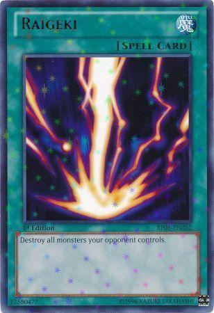 Raigeki [BP01-EN032] Starfoil Rare (ONLINE ORDER ONLY)