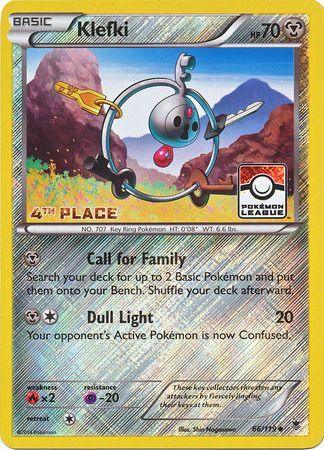 Klefki (66/119) (League Promo 4th Place) [XY: Phantom Forces] (Online Only)