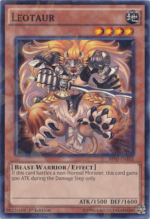 Leotaur [BP03-EN102] Shatterfoil Rare (ONLINE ORDER ONLY)