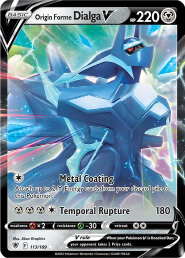 Origin Forme Dialga V (113/189) [Sword & Shield: Astral Radiance] (Online Only)
