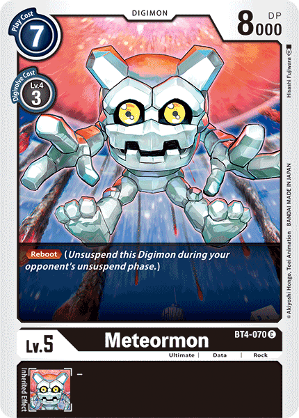 Meteormon [BT4-070] [Great Legend] (ONLINE ORDER ONLY)