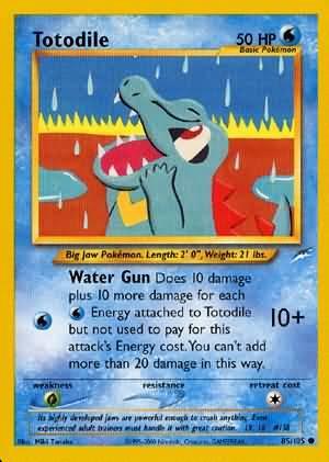 Totodile (85/105) [Neo Destiny Unlimited] (Online Only)