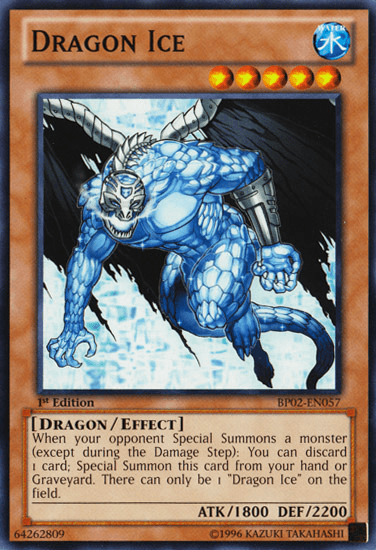 Dragon Ice [BP02-EN057] Mosaic Rare (ONLINE ORDER ONLY)