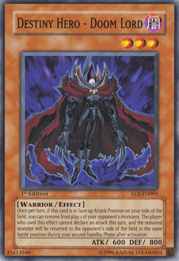 Destiny Hero - Doom Lord [EOJ-EN001] Common (ONLINE ORDER ONLY)