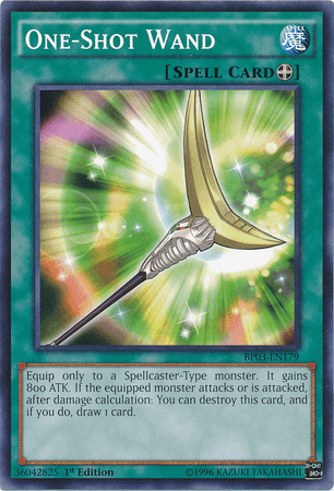 One-Shot Wand [BP03-EN179] Common (ONLINE ORDER ONLY)