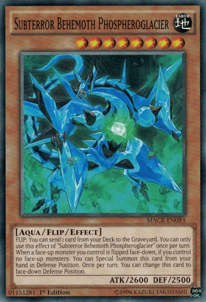 Subterror Behemoth Phospheroglacier [MACR-EN083] Common (ONLINE ORDER ONLY)