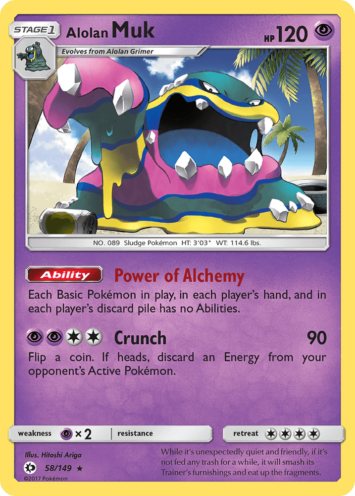 Alolan Muk (58/149) [Sun & Moon: Base Set] (Online Only)