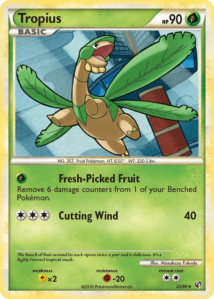 Tropius (22/90) [HeartGold & SoulSilver: Undaunted] (Online Only)