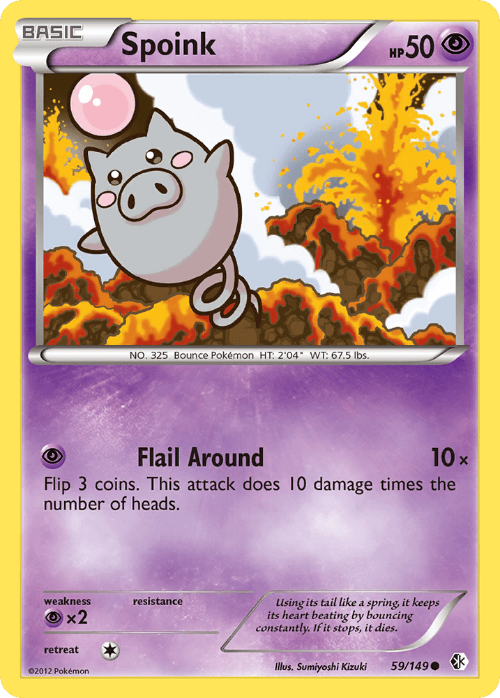 Spoink (59/149) [Black & White: Boundaries Crossed] (Online Only)