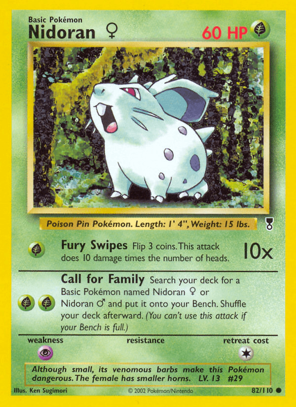 Nidoran (82/110) (Female) [Legendary Collection] (Online Only)