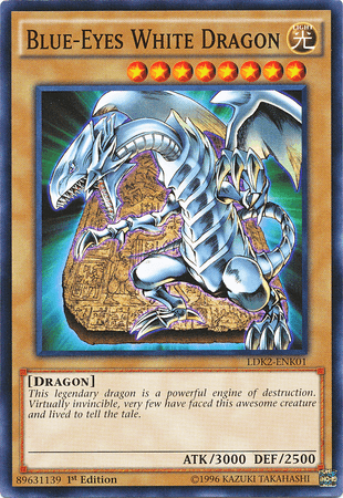 Blue-Eyes White Dragon (Version 4) [LDK2-ENK01] Common (ONLINE ORDER ONLY)