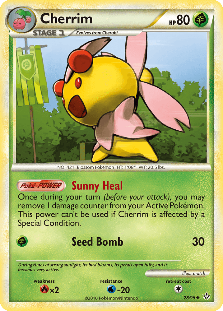 Cherrim (28/95) [HeartGold & SoulSilver: Unleashed] (Online Only)