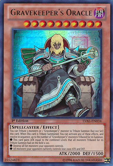 Gravekeeper's Oracle [LVAL-EN034] Ultra Rare (ONLINE ORDER ONLY)