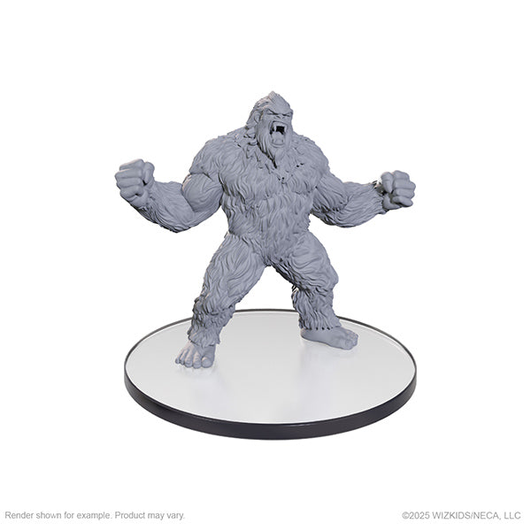 WizKids Deep Cuts Miniatures: Unpainted Minis - Bigfoot - Wave 26 (ONLINE ORDER ONLY)