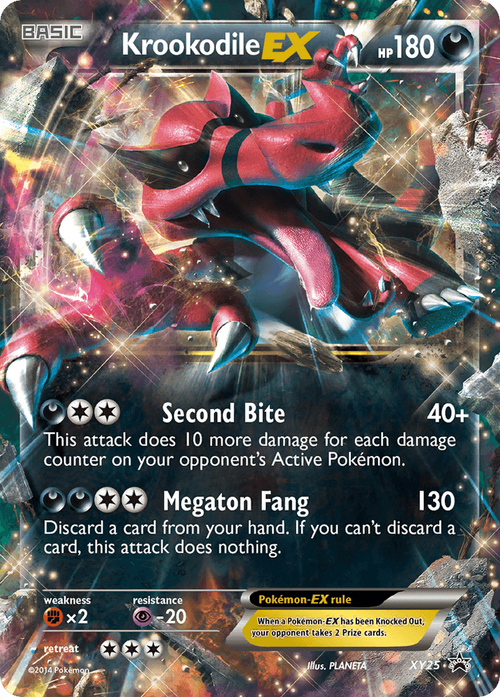 Krookodile EX (XY25) [XY: Black Star Promos] (Online Only)