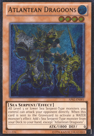 Atlantean Dragoons [AP02-EN001] Ultimate Rare (ONLINE ORDER ONLY)