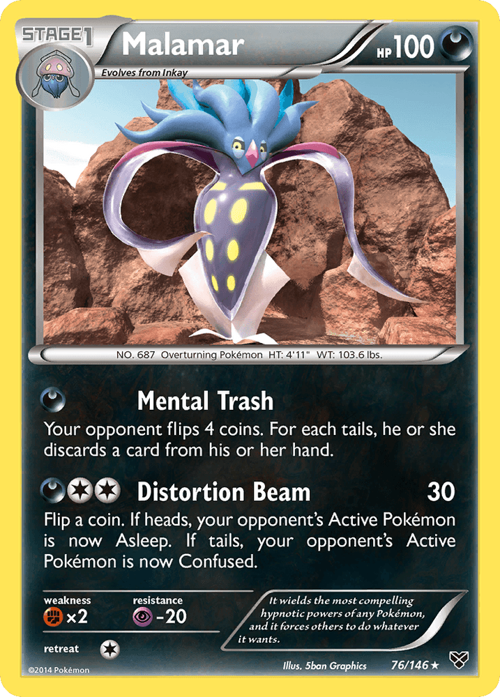 Malamar (76/146) [XY: Base Set] (Online Only)
