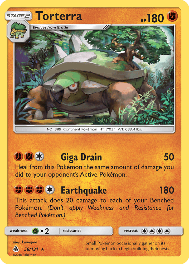 Torterra (58/131) [Sun & Moon: Forbidden Light] (Online Only)
