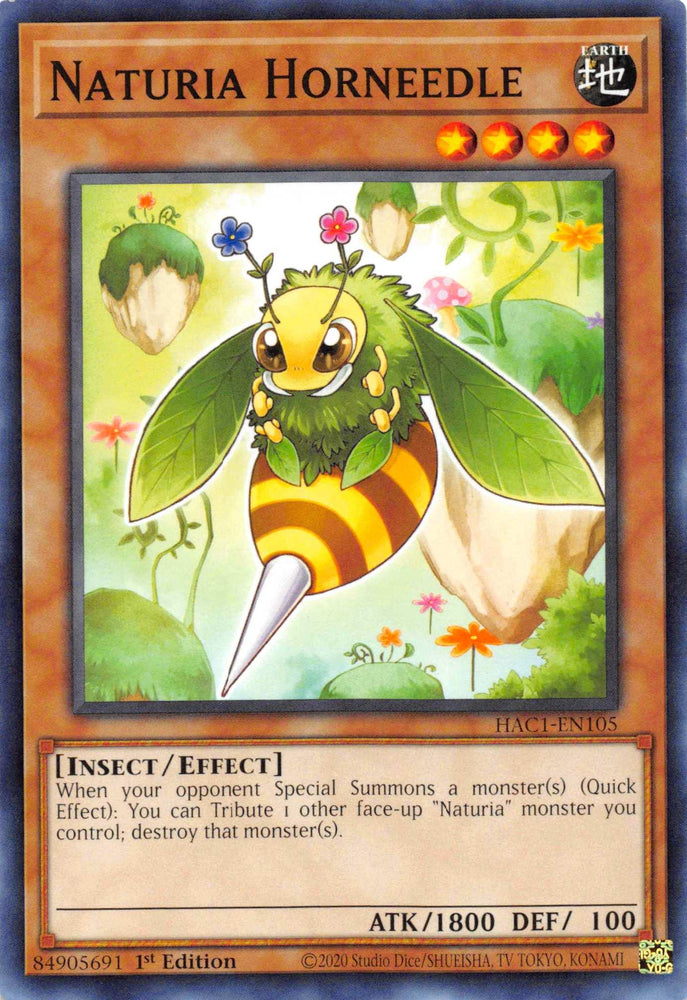 Naturia Horneedle [HAC1-EN105] Common (ONLINE ORDER ONLY)