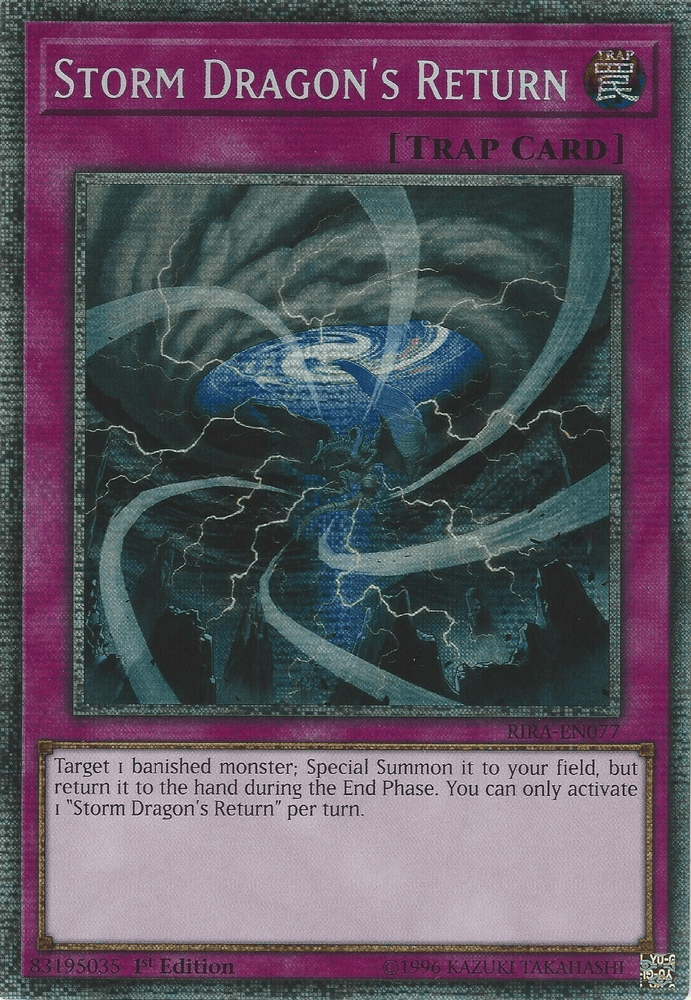 Storm Dragon's Return [RIRA-EN077] Starlight Rare (ONLINE ORDER ONLY)