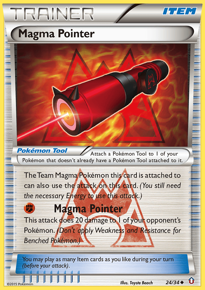 Magma Pointer (24/34) [XY: Double Crisis] (Online Only)