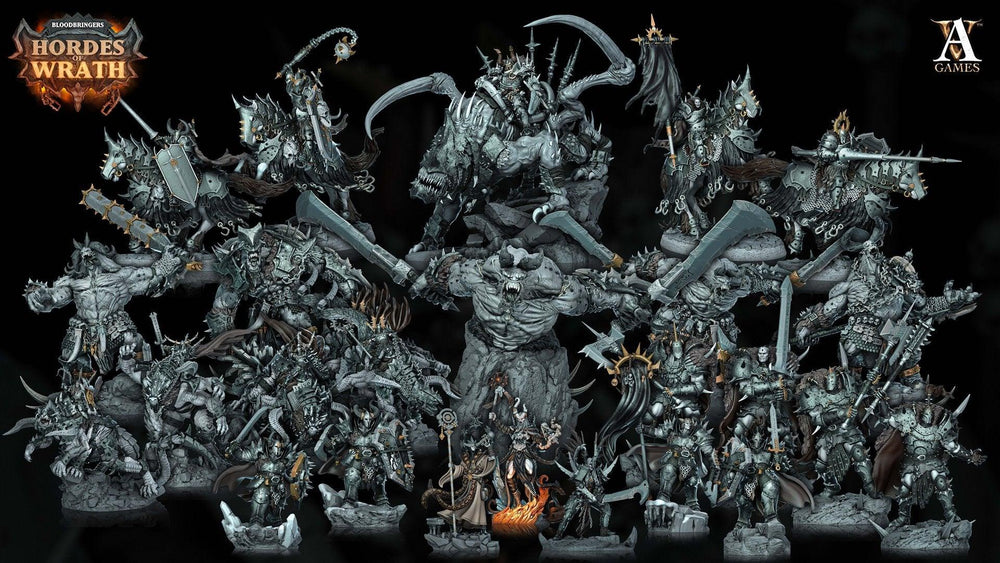 3D Printed Archvillain Games Bloodbringers - Hordes of Wrath Wrathogar 28 32mm D&D (Online Only)