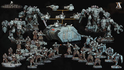 3D Printed Archvillain Games Deadmen Brigade - Morior Invictus Morior MK-18 Paladin 28 32mm D&D (Online Only)